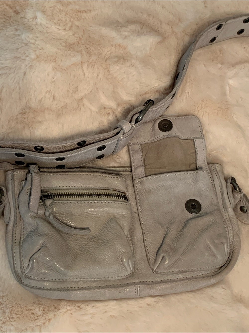 Free People Wade Sling Bag Light Gray - Picture 8 of 14